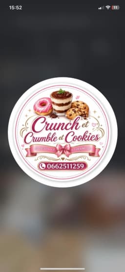 Crunch et crumble cookies