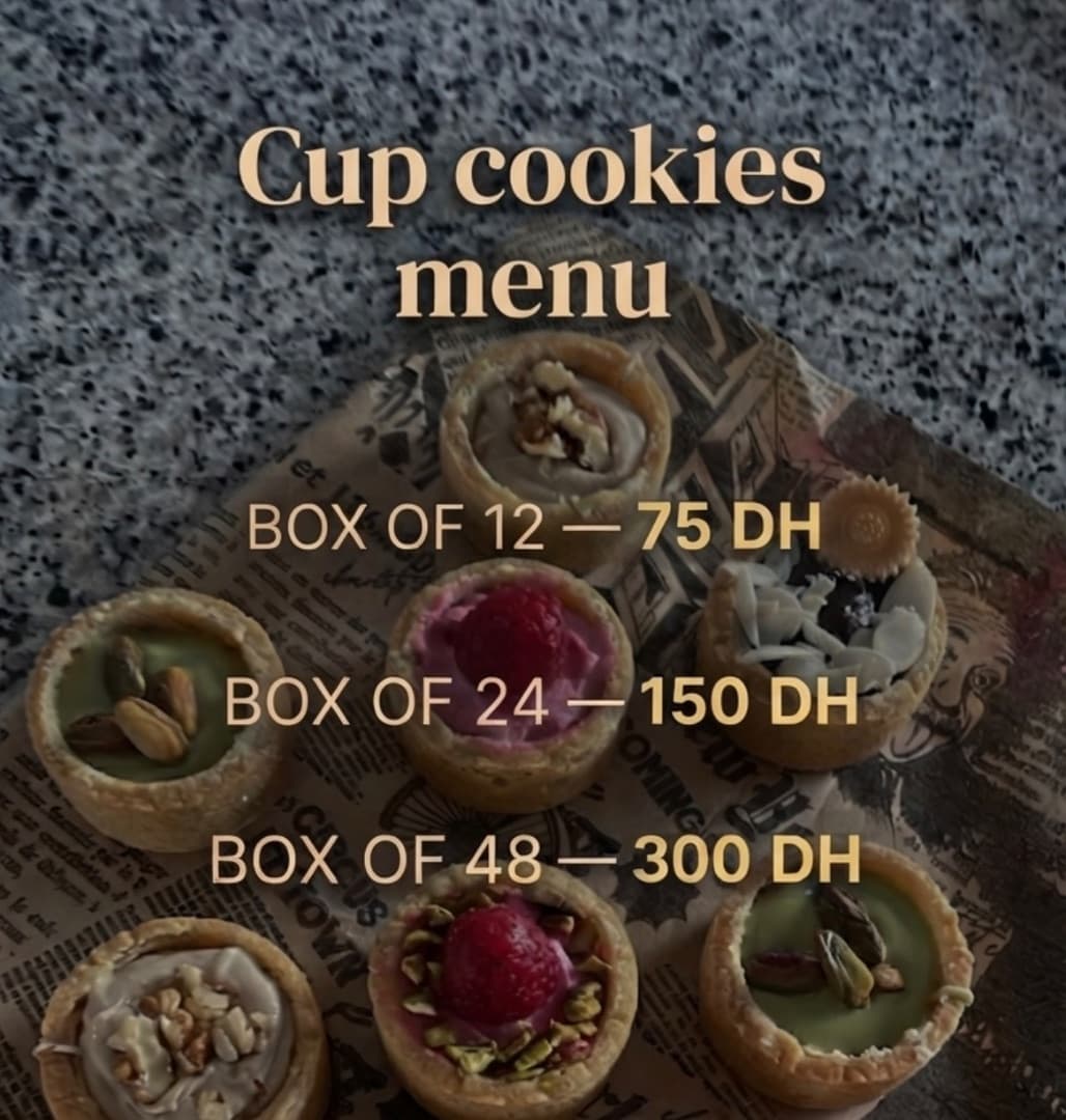 Plateaux de cup cookies