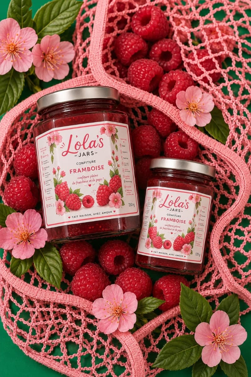Confiture de framboise 250g