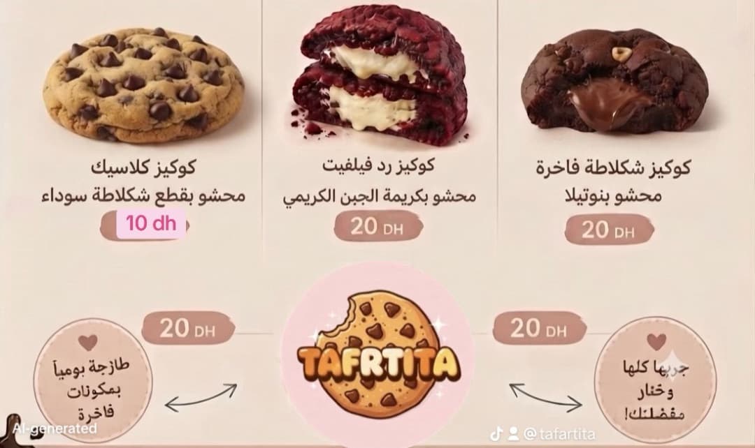 3 types of cookies