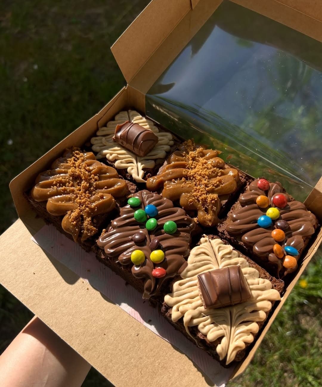 Box de 6 fudgy brownie