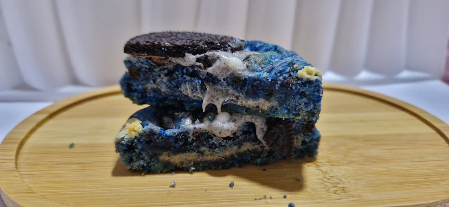 Cookie monster filled with oreo creme
