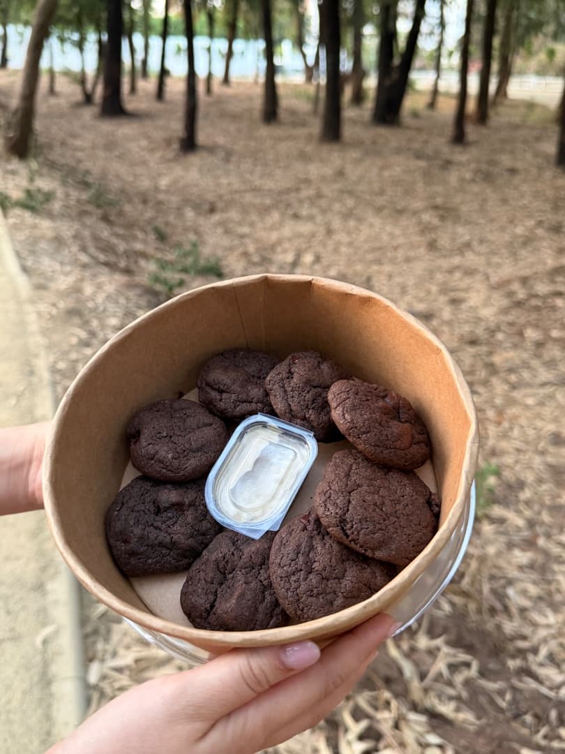 Chocolate mini cookies