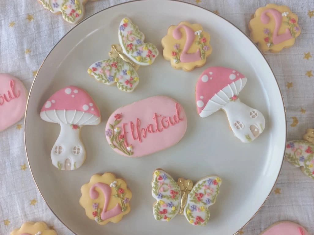 Enchanted themed cookies