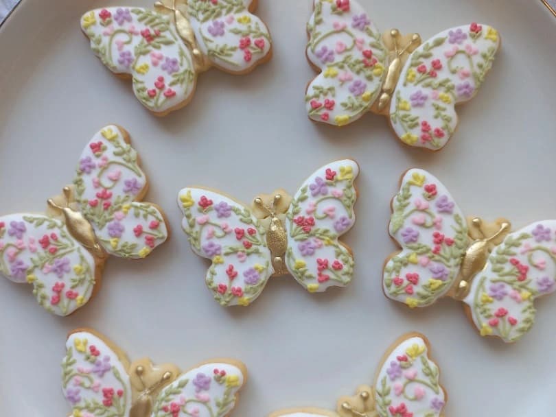 Biscuits personnalisés papillons