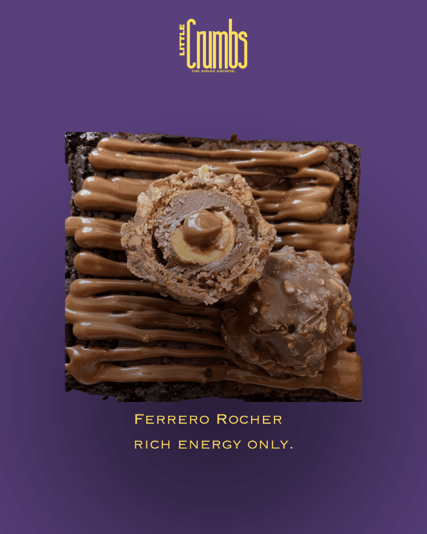 Brownies/ Ferrero rocher topping