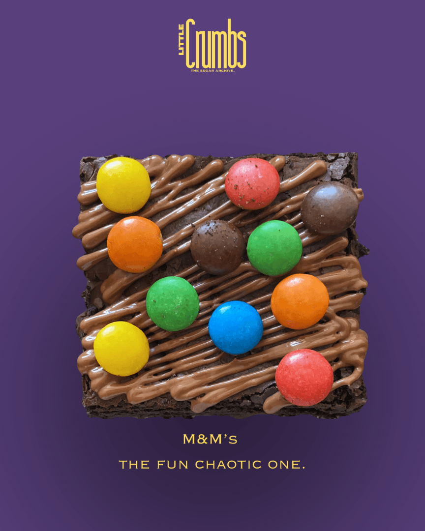 Brownies / M&M’s topping