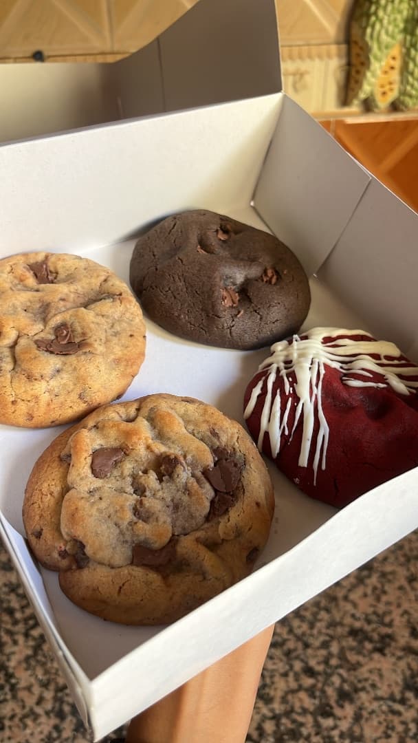 Box de 4 cookies