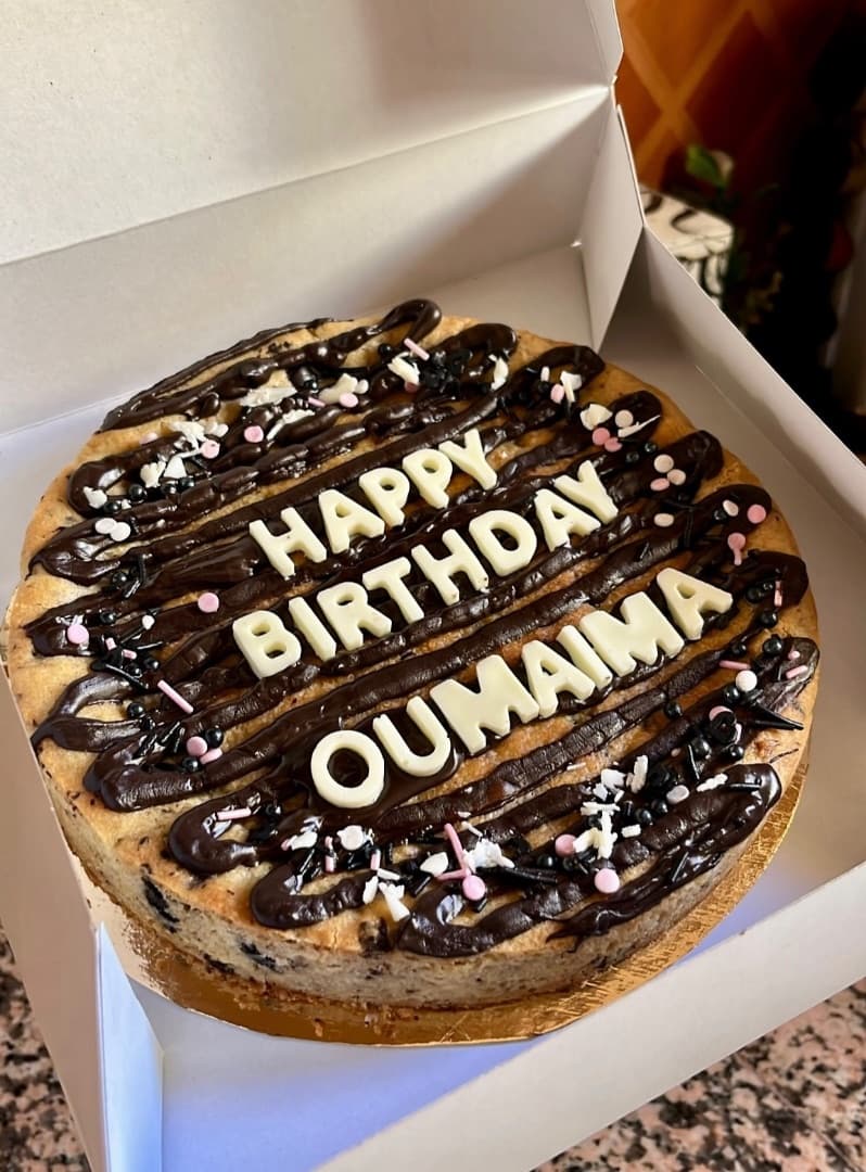 Birthday cookie cake (6personnes)