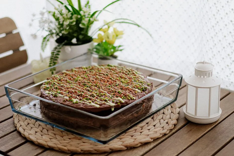 Gâteaux et pâtisseries faits maison présentés sur une table de cuisine
